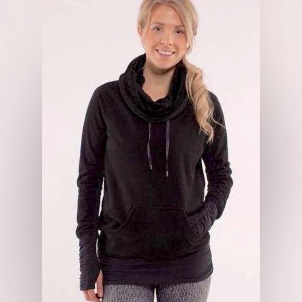 Lululemon don’t hurry be happy, reversible hoodie/sweater